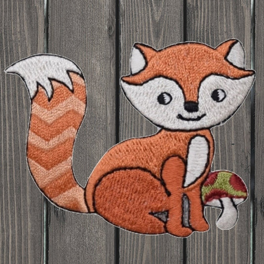 embroidered iron on sew on patch fox small cartoon