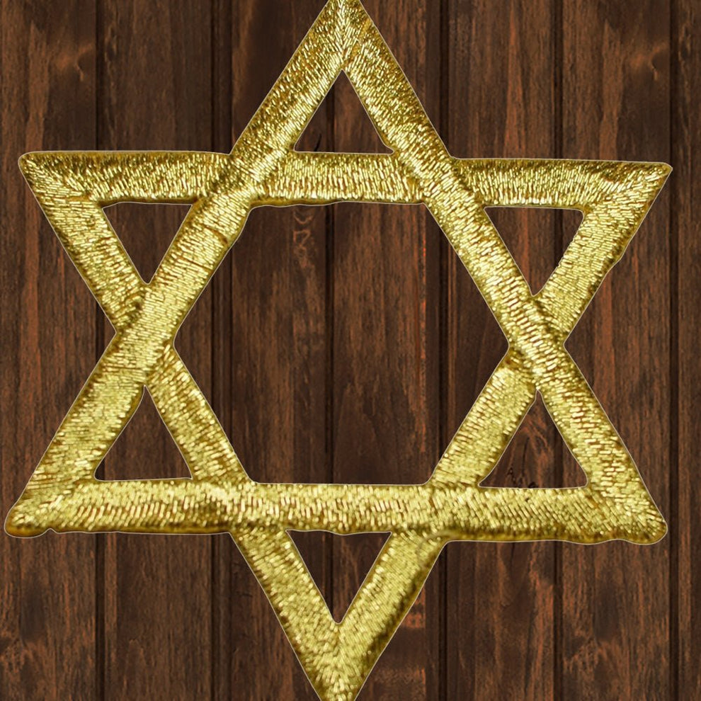 Star Of David Embroidered Patch — 4-Pack — Iron On | Paddy's Patches