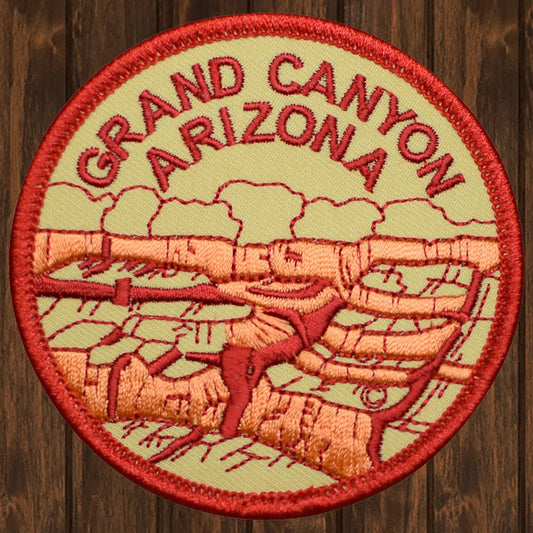 embroidered iron on sew on patch grand canyon arizona