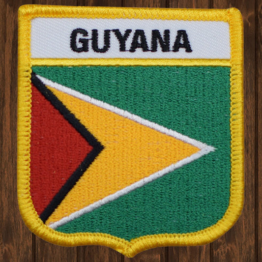 embroidered iron on sew on patch guyana