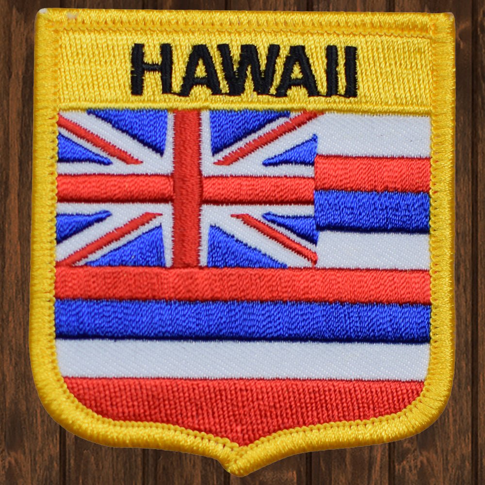 embroidered iron on sew on patch hawaii