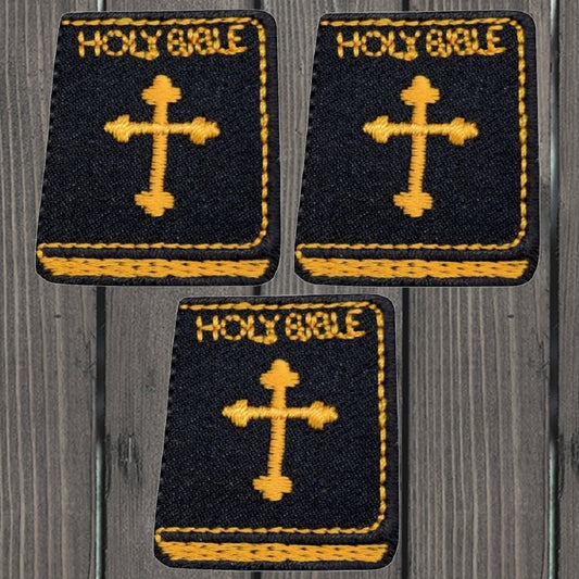 embroidered iron on sew on patch holy bible