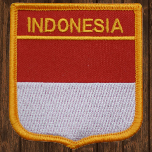 embroidered iron on sew on patch indonesia