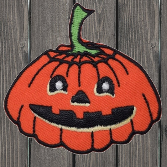 embroidered iron on sew on patch jack o lantern