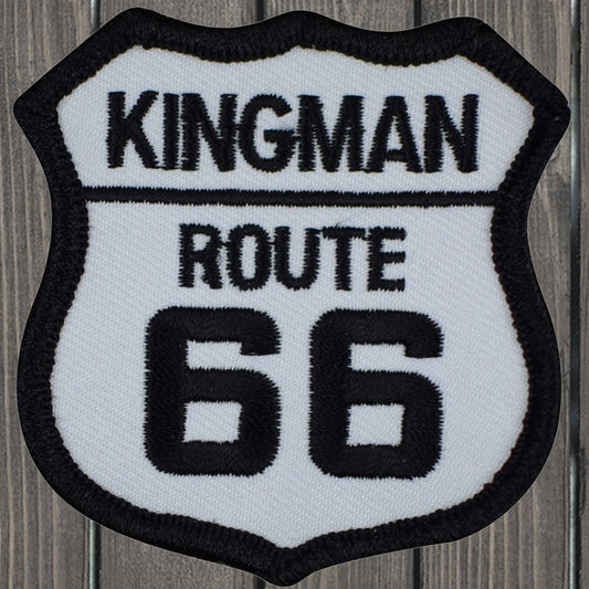 embroidered iron on sew on patch kingman 66