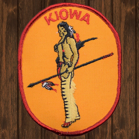embroidered iron on sew on patch kiowa indian native american