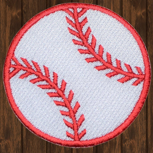 embroidered iron on sew on patch large baseball