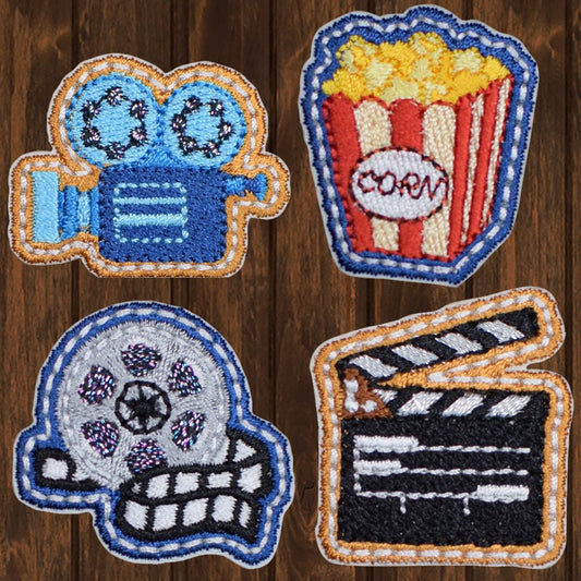 embroidered iron on sew on patch movie set