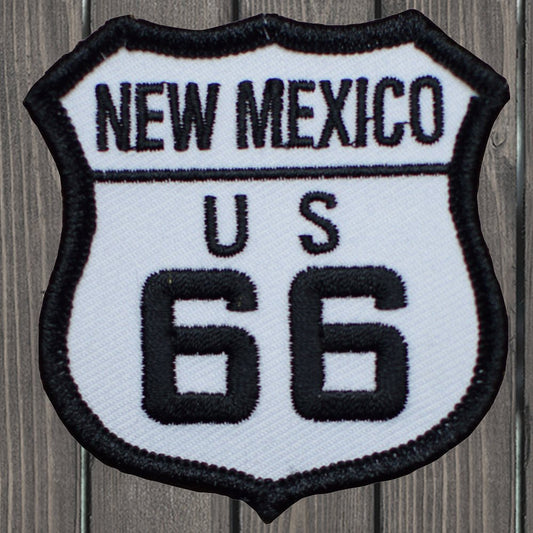 embroidered iron on sew on patch new mexico route 66