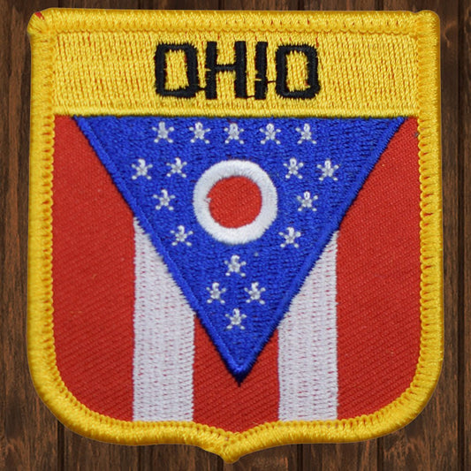 embroidered iron on sew on patch ohio