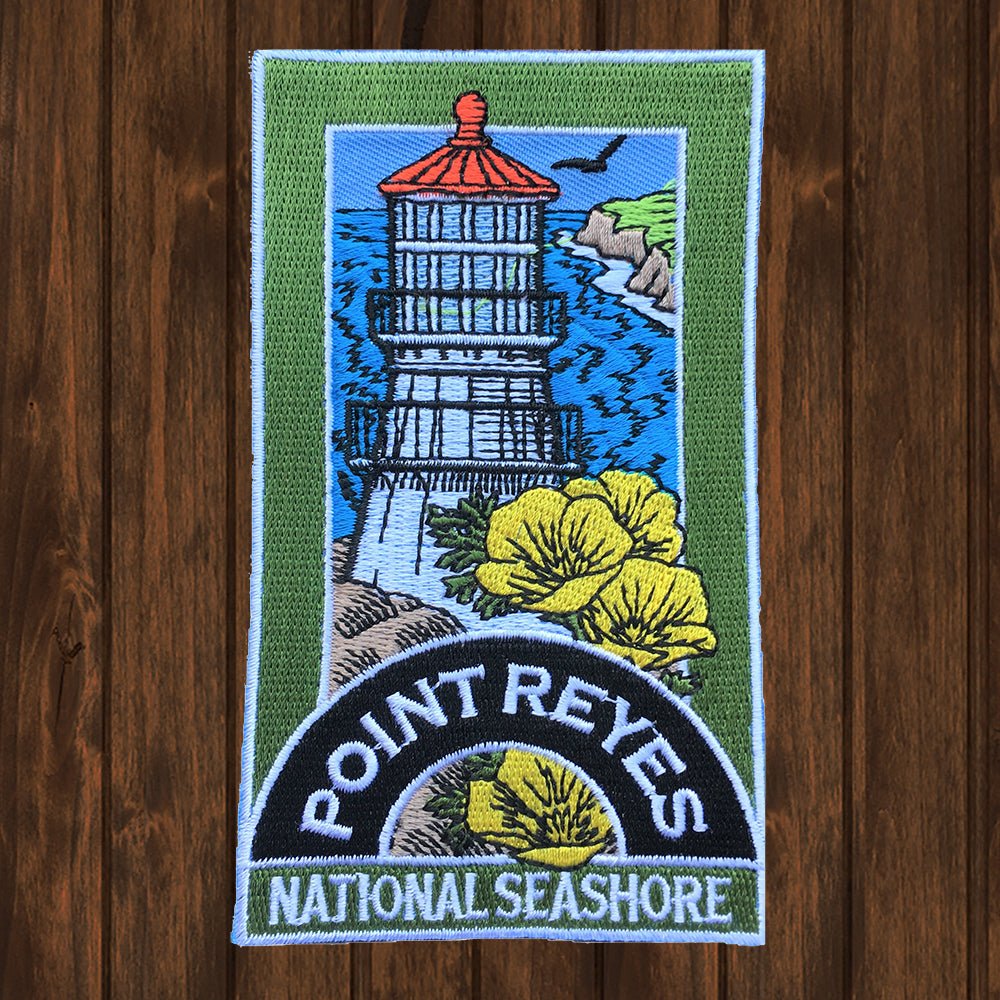 Petrified Forest National Park Patch – Iron-On Embroidered Applique, USA Made