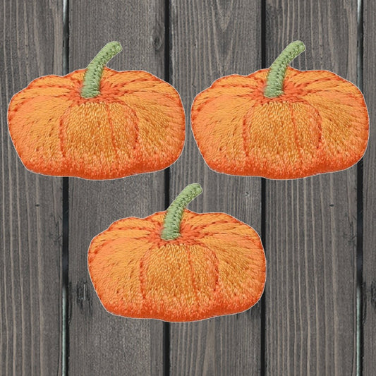 embroidered iron on sew on patch pumpkin clearance