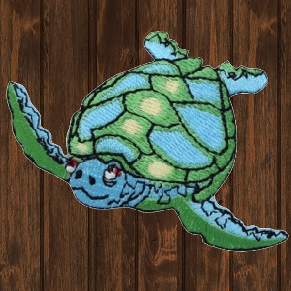 Sea Turtle Embroidered Patch — Iron On | Paddy's Patches