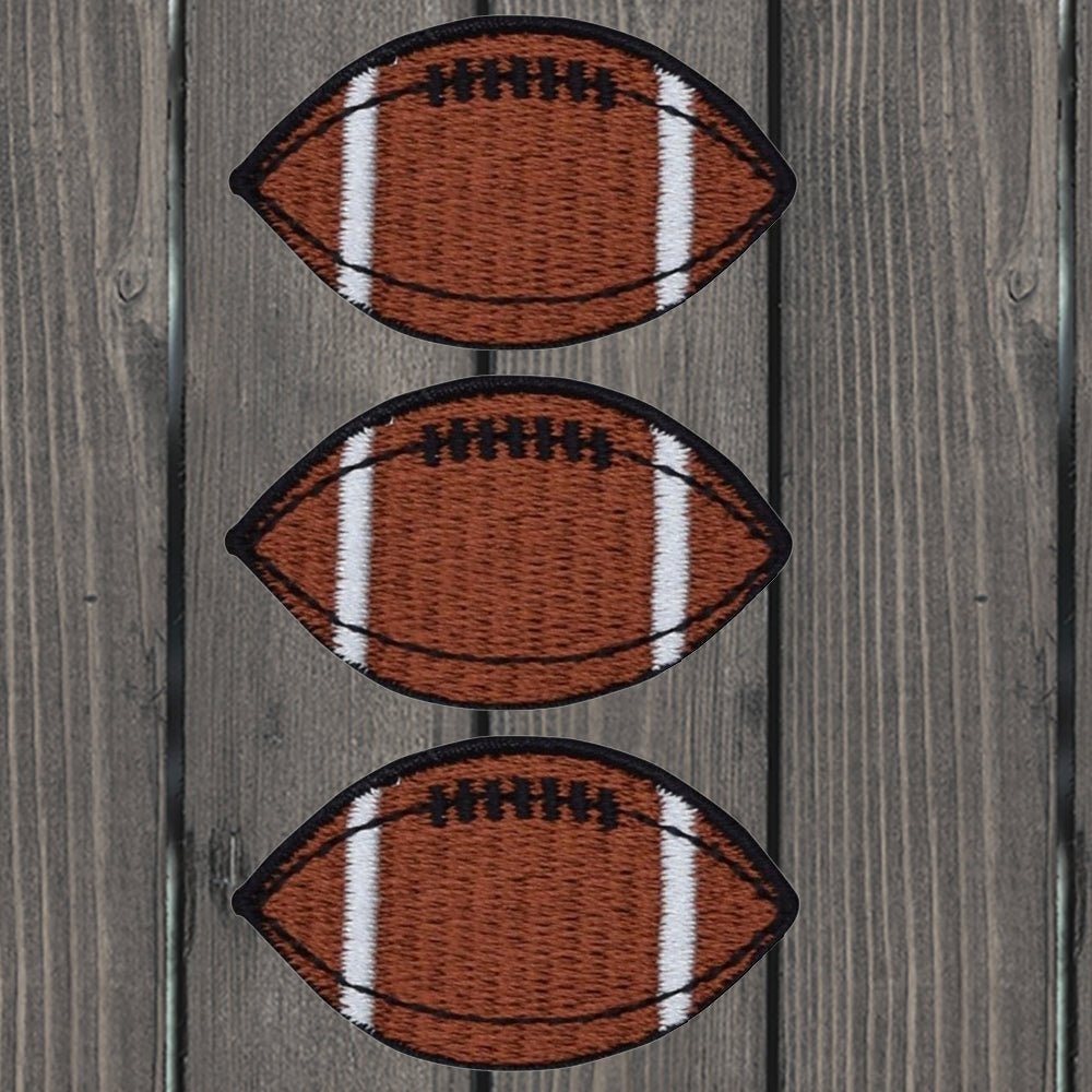 embroidered iron on sew on patch small football 1 5 8 inch sports ball