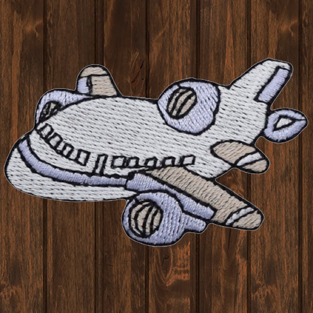 Jet Airplane Embroidered Patch — Iron On | Paddy's Patches