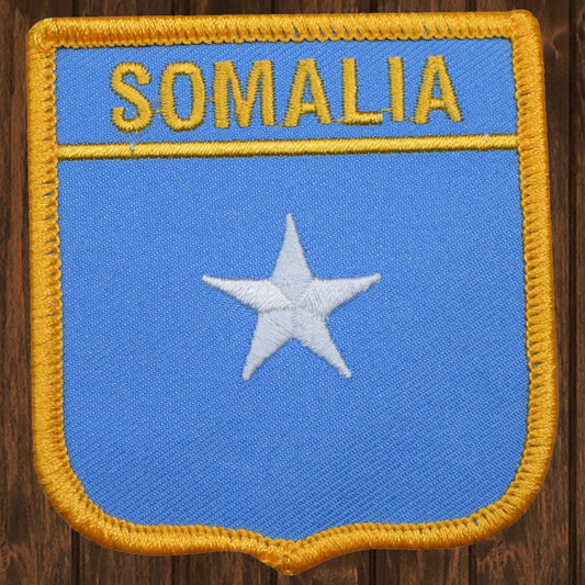 embroidered iron on sew on patch somalia