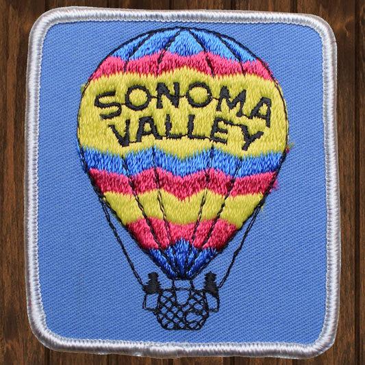 embroidered iron on sew on patch sonoma valley