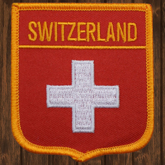 embroidered iron on sew on patch switzerland