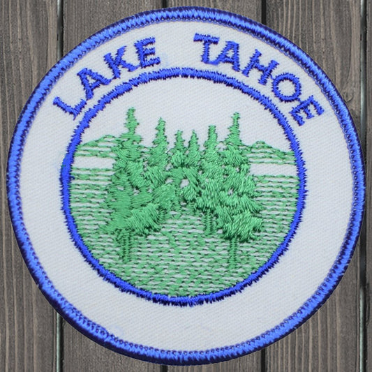 embroidered iron on sew on patch tahoe vintage