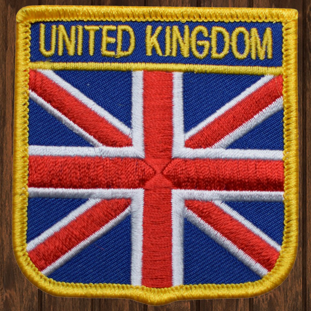 embroidered iron on sew on patch united kingdom