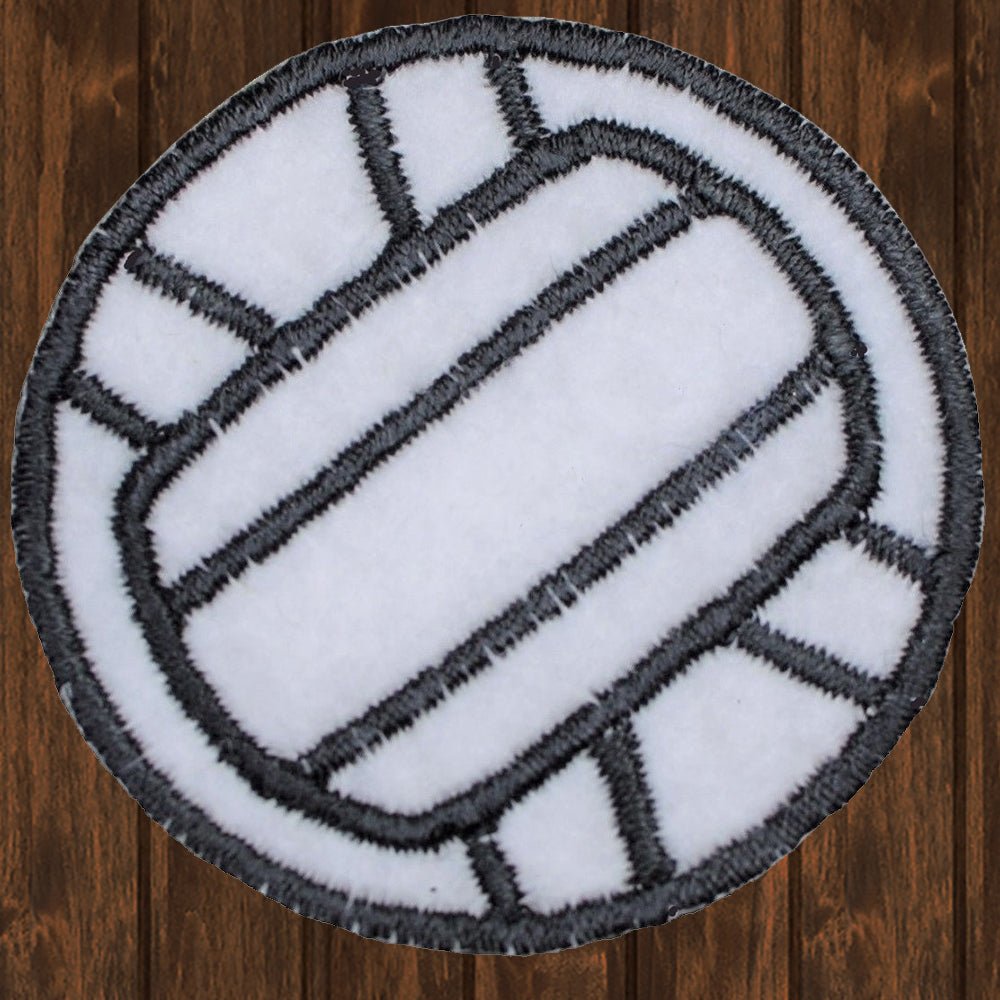 embroidered iron on sew on patch volleyball 2