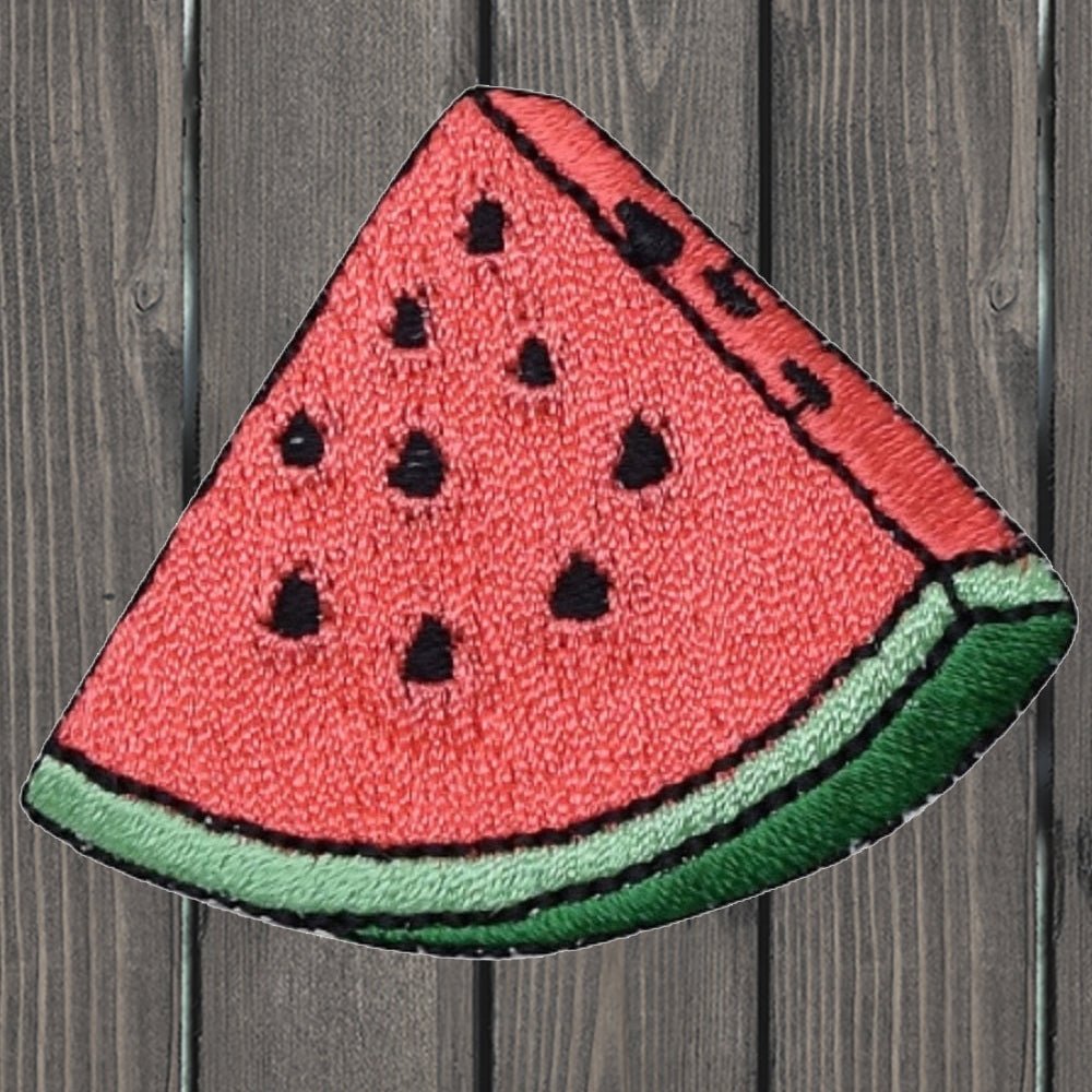 embroidered iron on sew on patch watermelon slice