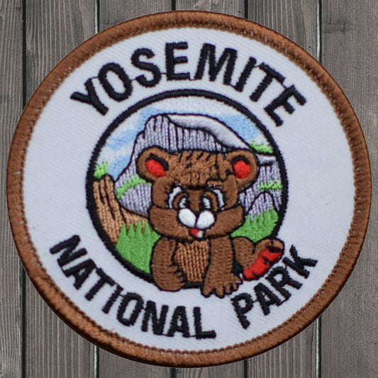 embroidered iron on sew on patch yosemite cub