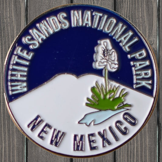 lapel hat pin new mexico white sands national park